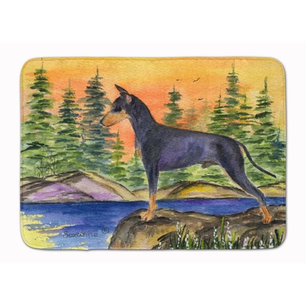 Carolines Treasures Manchester Terrier Machine Washable Memory Foam Mat SS8419RUG - main